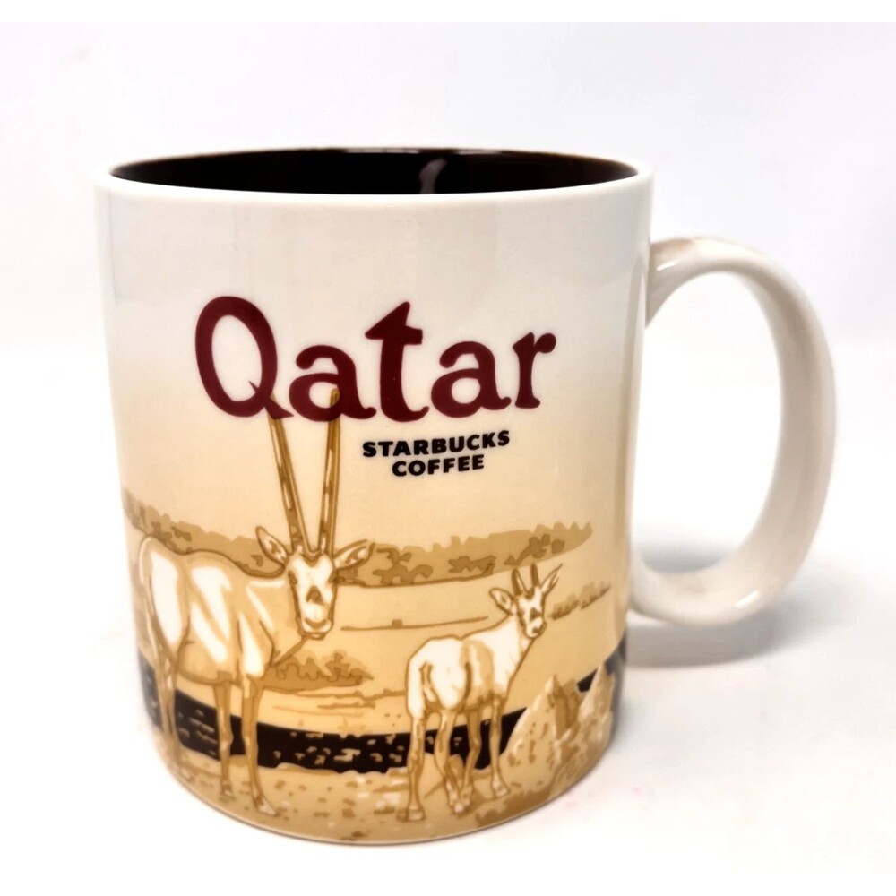 Starbucks Qatar 2014 Coffee Mug Global Collector  NEW